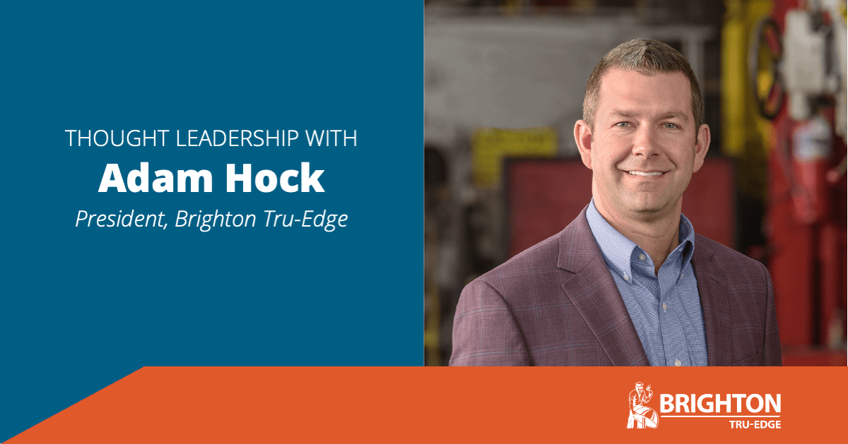 Adam Hock with Brighton Tru-Edge branded overlay